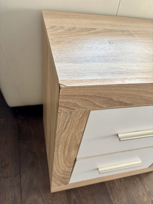 Noptiera cu 2 sertare JYSK