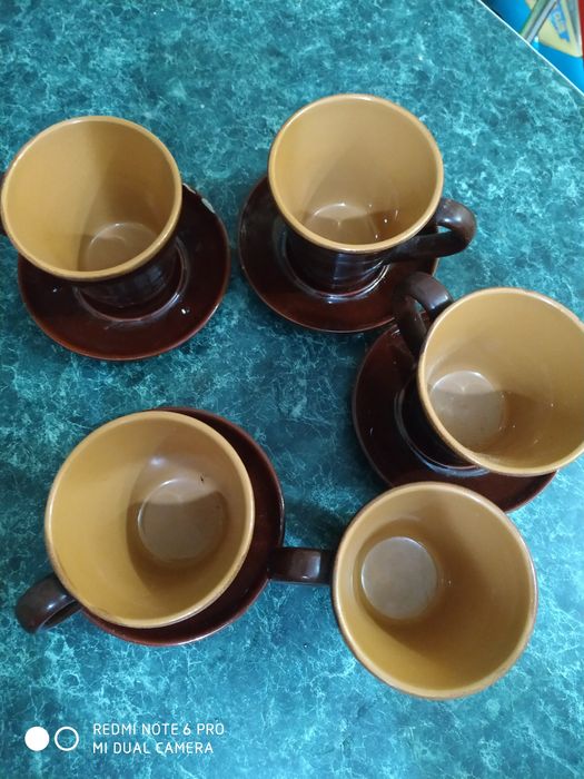 Набор для кофе и кружки советские.