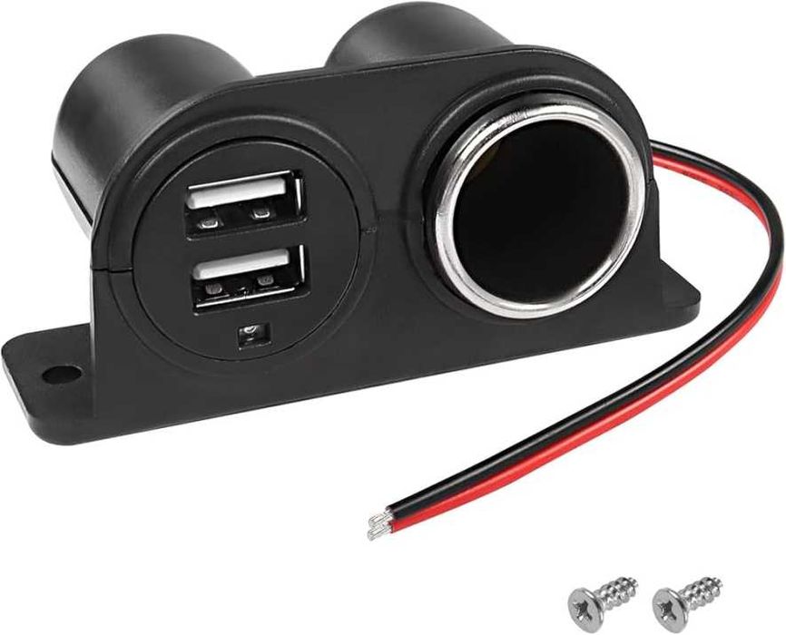 Разклонител за гнездо за запалка гнезда за кола USB - T515