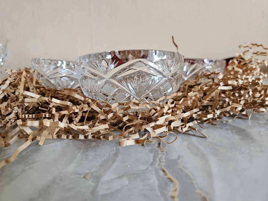 Хрусталь, Чехословакия, 4 штуки.