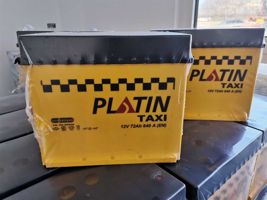 Акумулатор за ТАКСИ 12V 72Ah/640A Акумулатор PLATIN TAXI