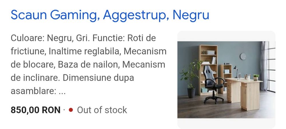 Scaun birou / gamming Aggestrup