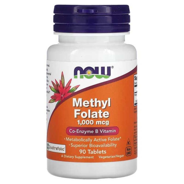 NOW Foods Methyl Folate метилфолат metilfolat metil
