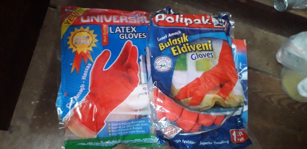 Перчатки резиновые турецкие