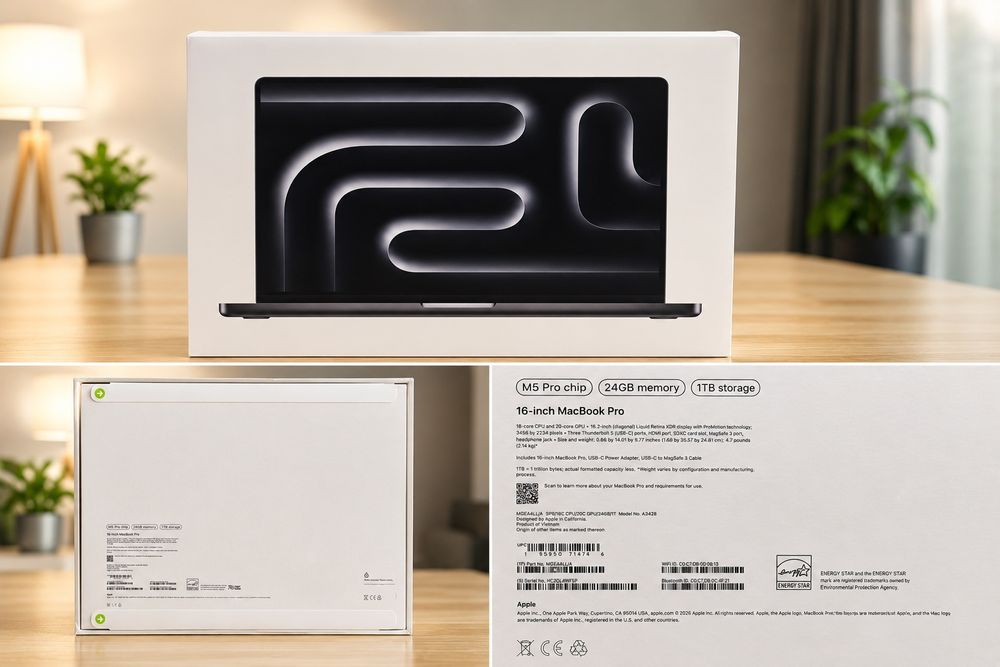 MacBook Pro 16" M5 Pro / 24 ГБ / 1 ТБ