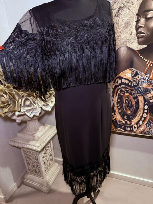 Rochie Eleganta Franjuri Noua Italia