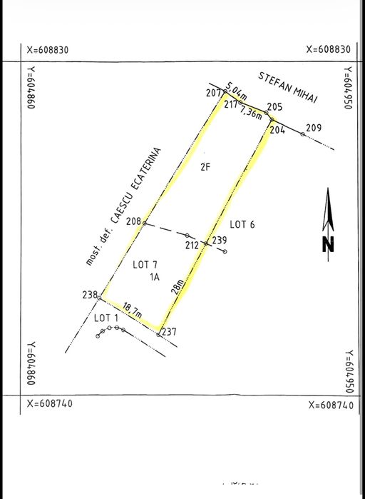 Teren de vanzare in cartierul primaverii