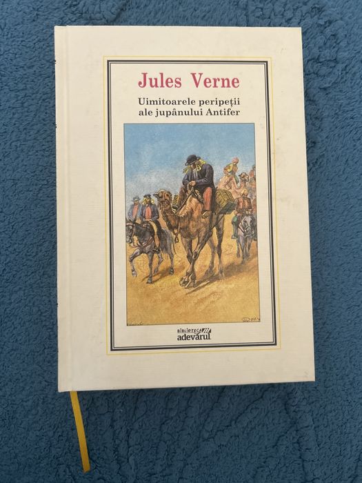 Vand carte Jules Verne ,, Uimitoarele peripeții ale jupânului Antifer