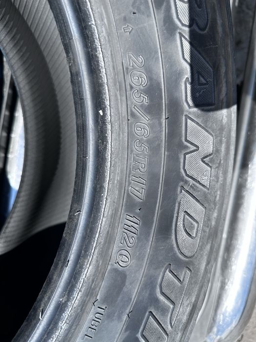 Продам шины Dunlop 265/65/17