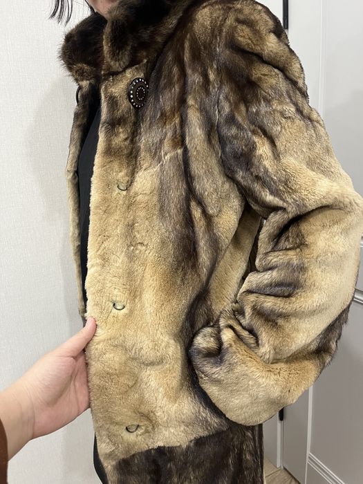 Шубка норка мутон