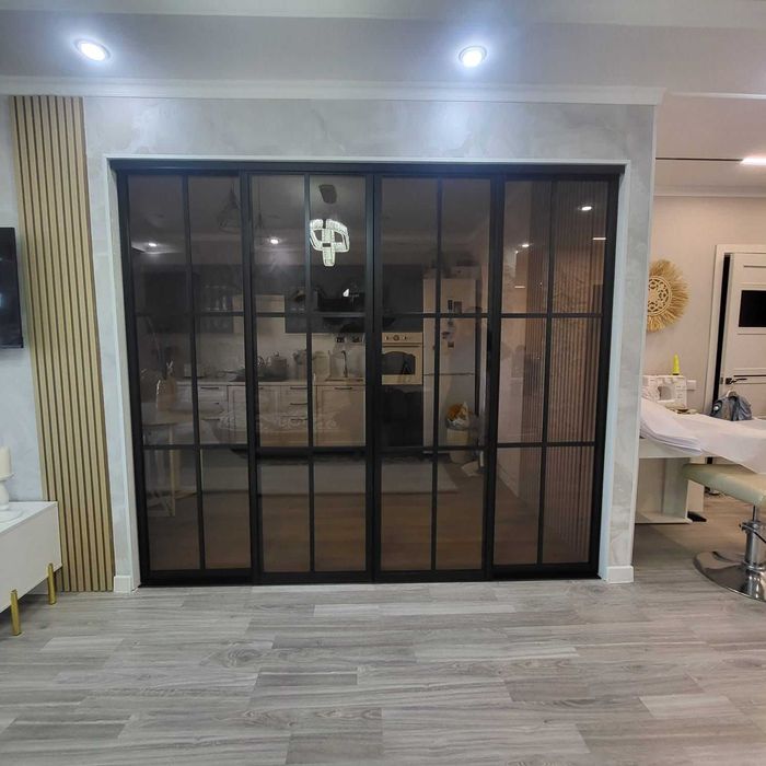 Качественные Межкомнатные стеклянные лофт Перегородки Скидка 20%