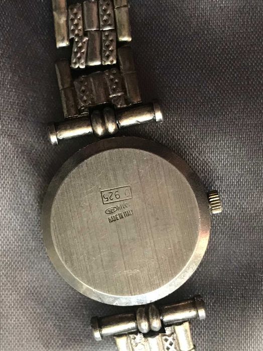 Винтаж Серебряные женские часы Италия 925