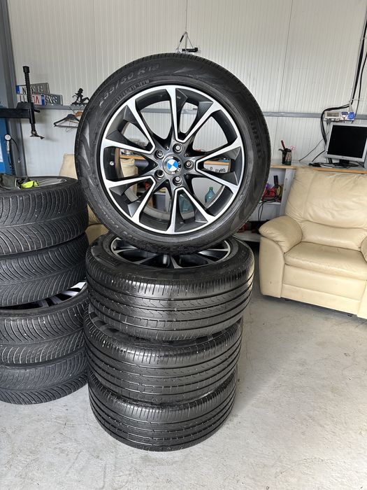jante bmw x5 x6 f15 f16 5x120 anvelope 255 50 19 pirelli