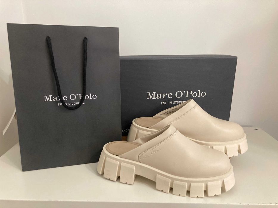 Кожено сабо, чехли, естествена кожа Marc O'Polo, размер 40