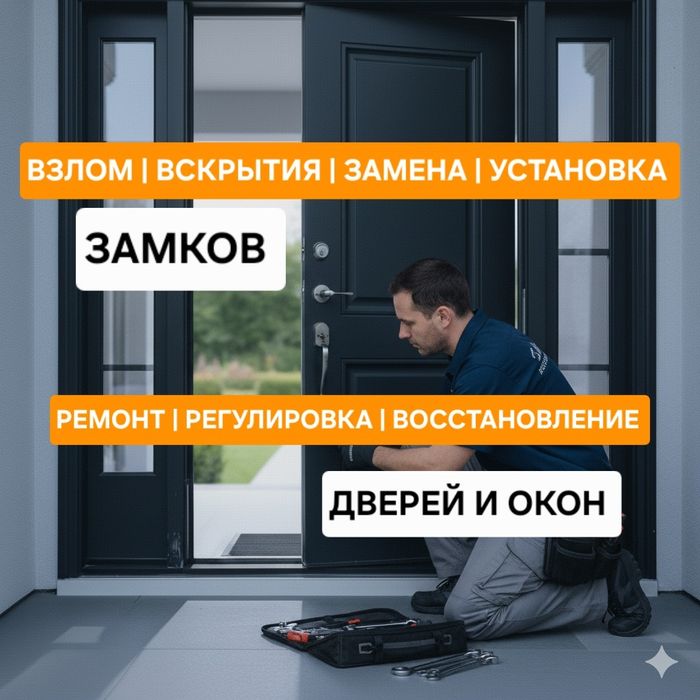 Взлом и вскрытие замков. Ремонт двери. Замена замка. Плотник. Слесарь