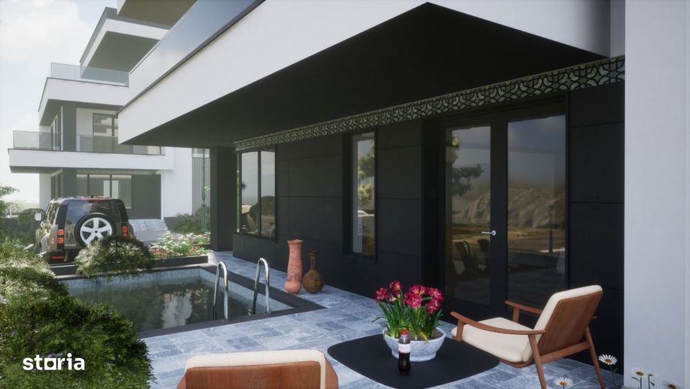 Vilă individuală P+1 cu terasă circulabilă
