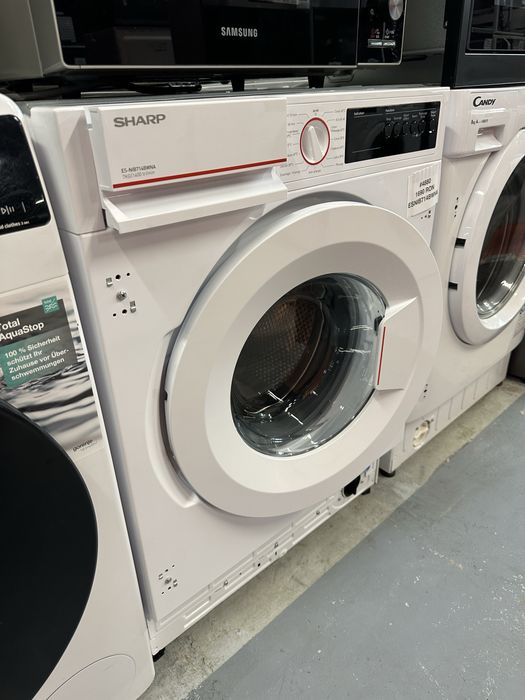 !! PROMOTIE!! Mașină de spălat rufe incorporabilă Sharp ES-NIB714BWNA