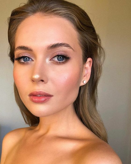 Макияж на вечер естественный