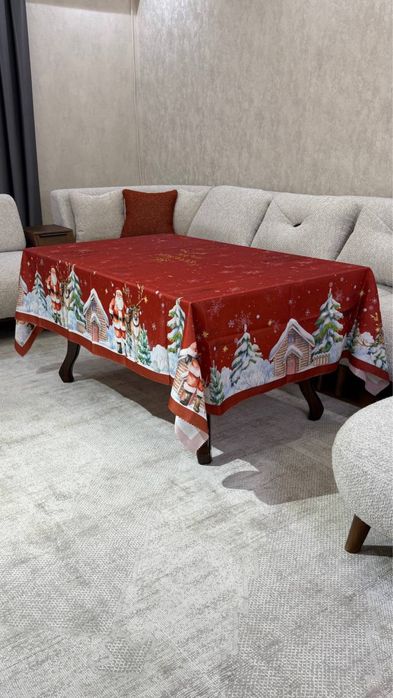 Скатерти новогодние, yangi yil dasturxoni