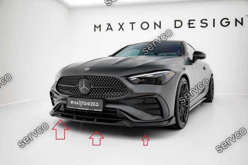 Prelungire splitter bara fata Mercedes CLE C236 AMG-Line 2023- v2 - Maxton Design