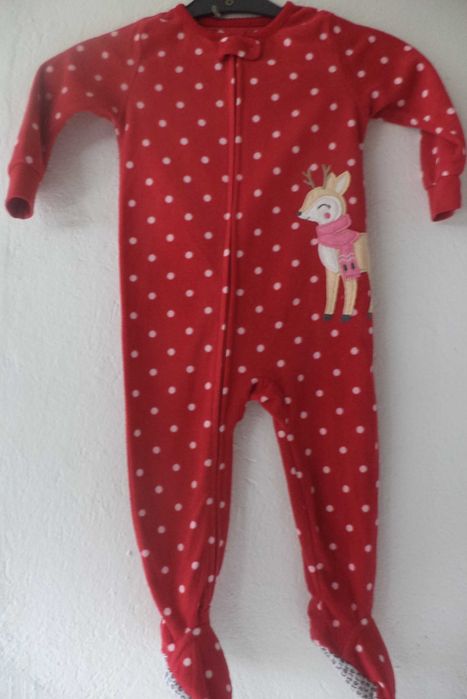 Памучни и поларени пижамки " CARTER'S" за 18 месеца