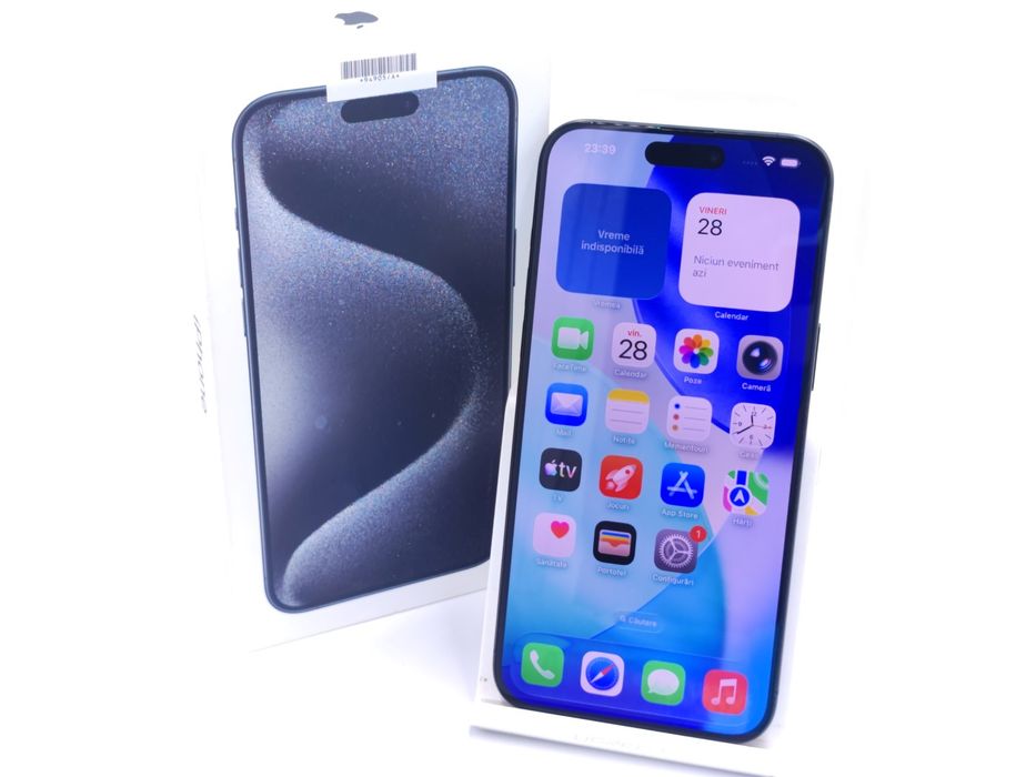 Apple iPhone 15 Pro Max 256GB Black, Garantie 24 luni | #D94905