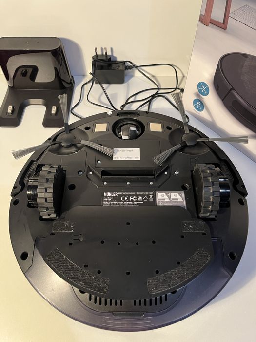 Прахосмукачка робот MUHLER Bobby 1, сухо и мокро почистване, черна