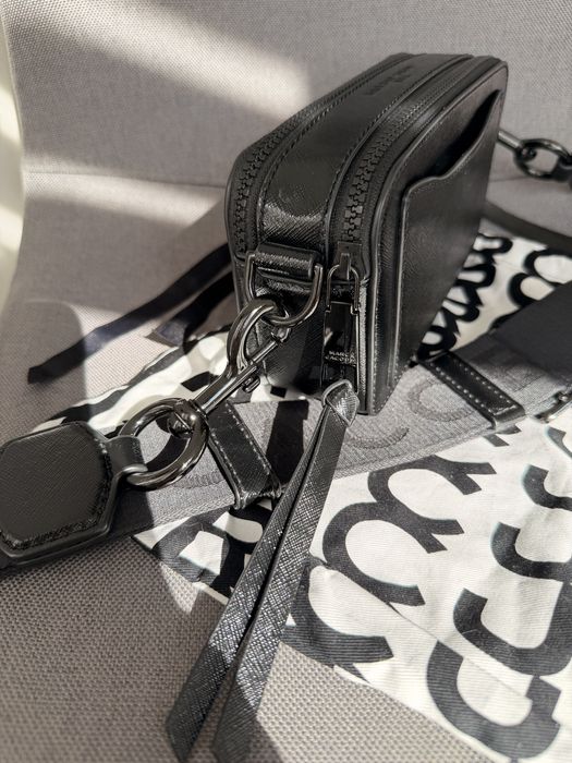 Geanta Marc Jacobs The Snapshot – Original, Piele, Negru – Stare Perfectă