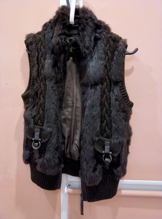 Норковая жилетка