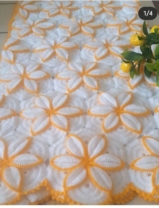 Плед-одеяло для ребёнка Ручная вязка