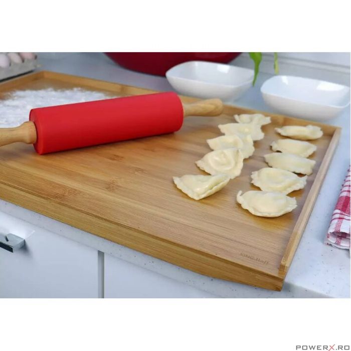 Masa servire din bambus, 64x43x3,9cm Kinghoff