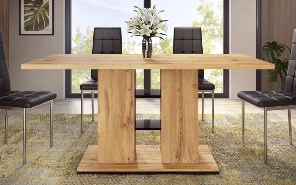 Трапезна маса дъб и лак