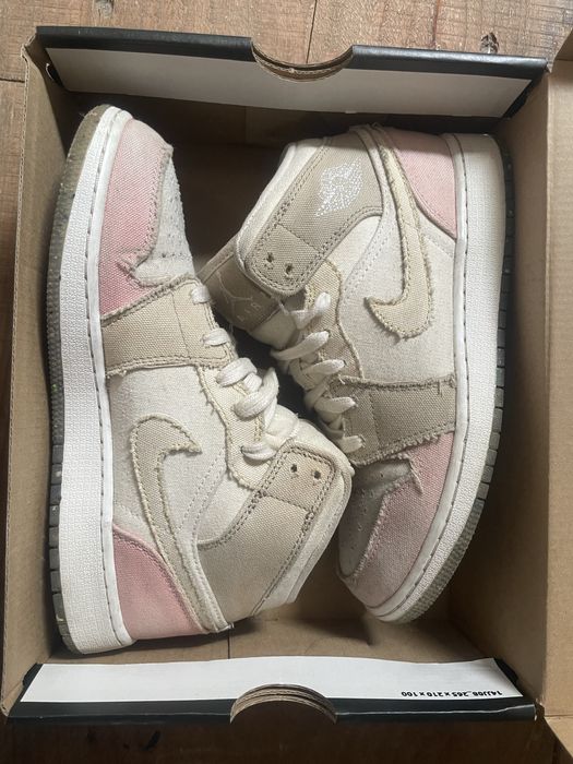 Nike Jordan 1 Mid Pastel Grind marime 36.5