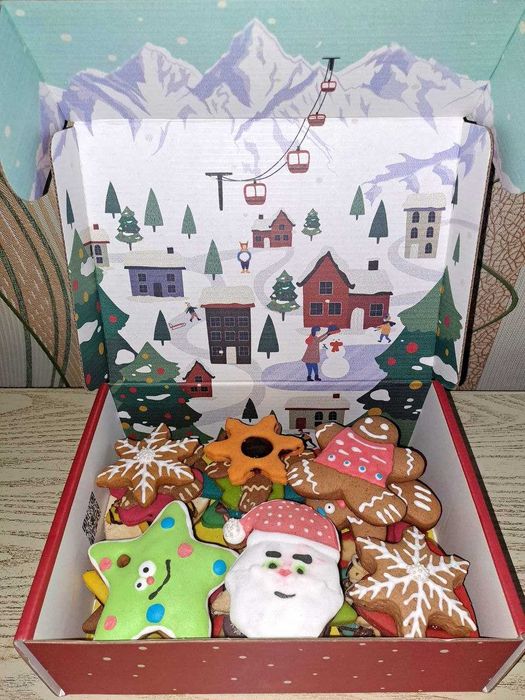 Новогоднее домашнее печенье