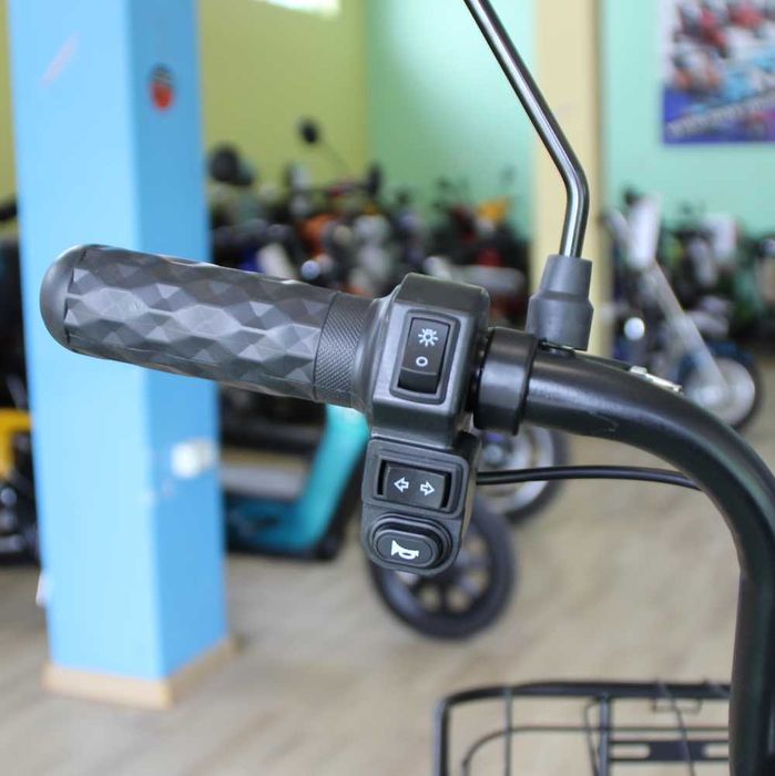 Двуместен електрически скутер с педали AK-Z6, 750W, 48V, N1, Red