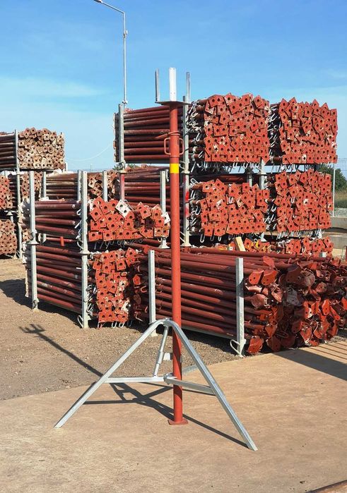 Panouri galbene cofraj, placa galbena 27 mm, popi metalici, schele