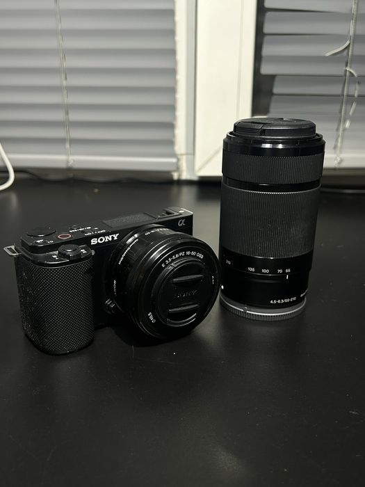 Sony zv-e10 body kit+ объектив Sony 55-210mm