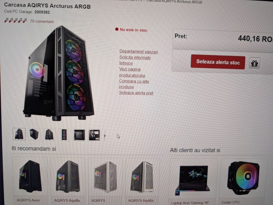 Carcasa Aqirys Arcturus ARGB