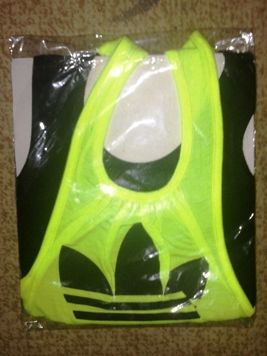 Майка ADIDAS яркая ТУРЦИЯ НОВАЯ двойка Трикотаж, девочке 3-6лет