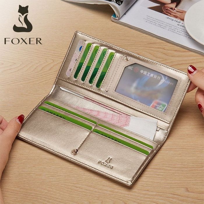 Портмоне Foxer золотой