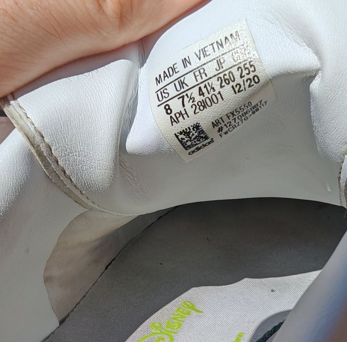 Кроссовки Adidas Stan Smith x Disney "Kermit" / Оригинал