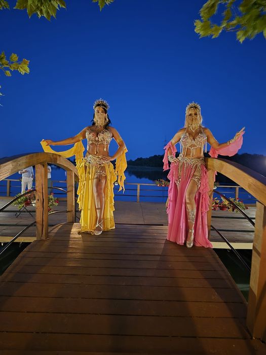 Dansatoare oriental bellydance din buric si dansuri țigănești