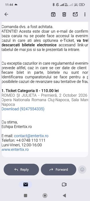 Bilet la Romeo și Julieta, premiera la opera română din Cluj (2.10.26)