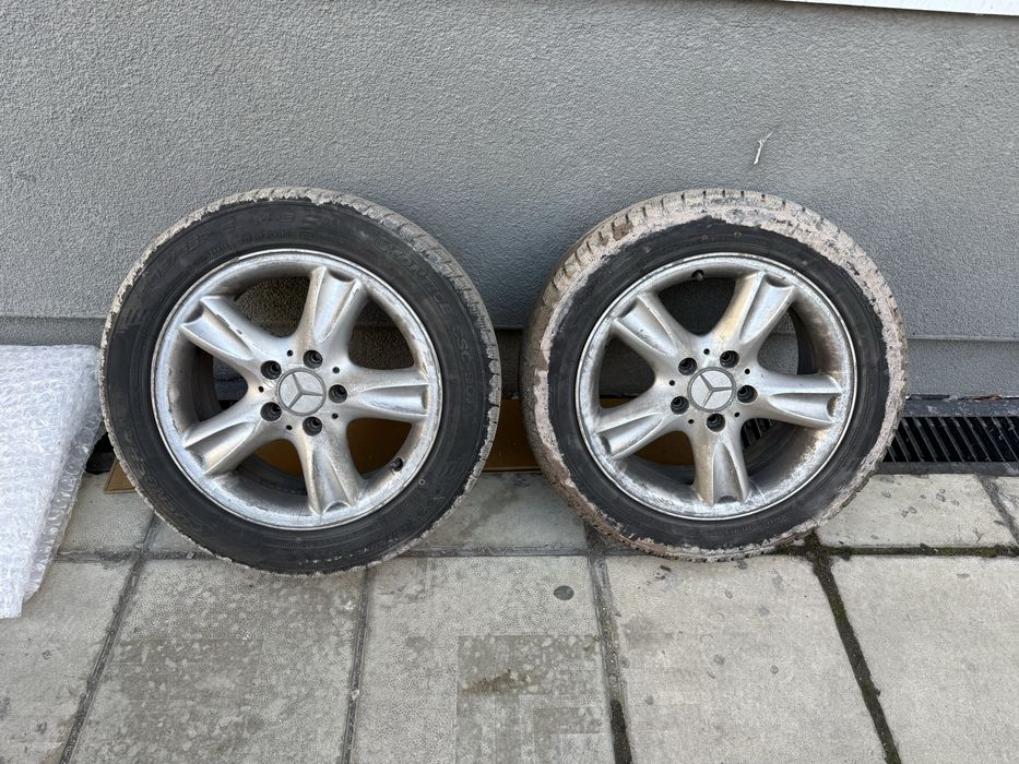 Джанти 16 за мерцедес с зимни гуми.