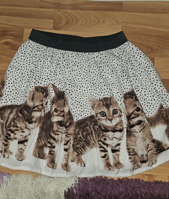 Fustă cu model pisici H&M