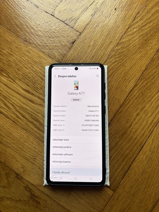 Samsung Galaxy A71 de 128 Gb Dual Black