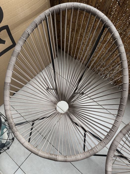 2 scaune terasa semiluna