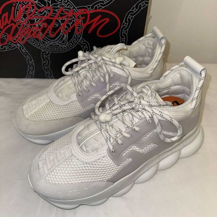Versace Chain Reaction white