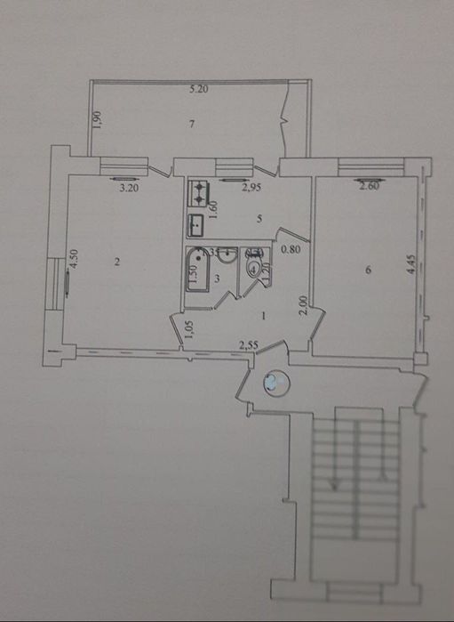Кирпичный дом! 2-х комнатная с ремонтом