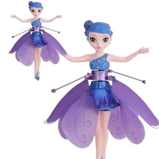 Oferta 2 Bucati x Papusa, Printesa, Zana Zburatoare Tip Drona, Mov